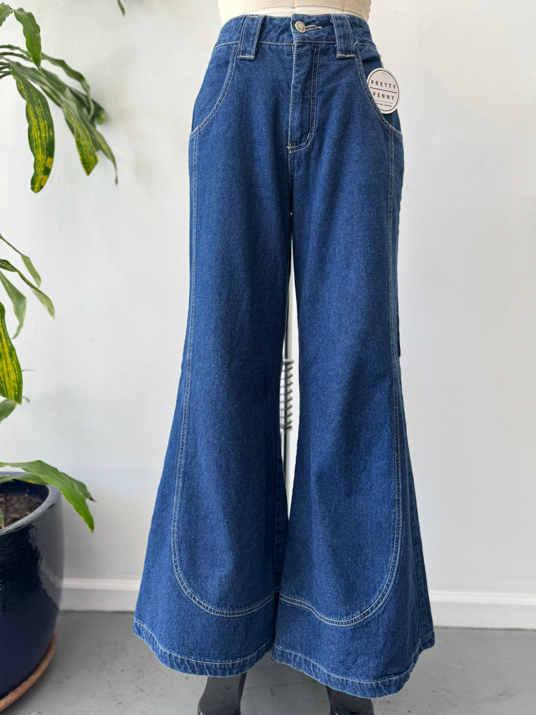Vintage Paris Blues Experience wide legged pants “29/30”