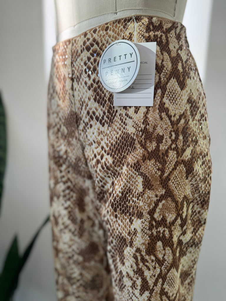 Cache snake skin pants