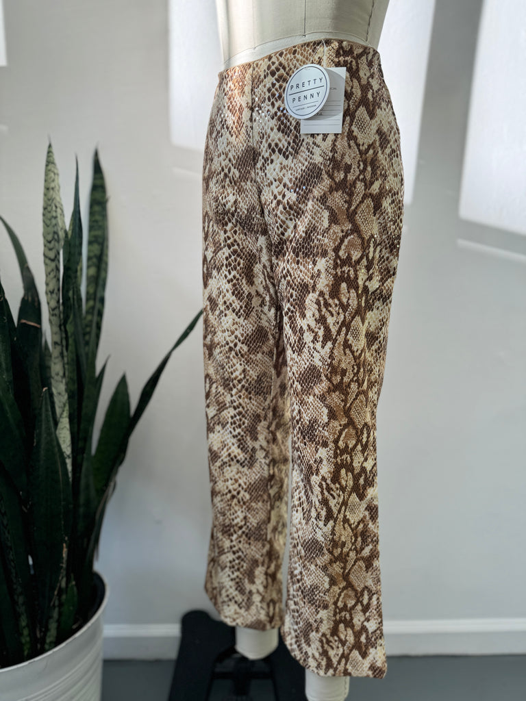 Cache snake skin pants