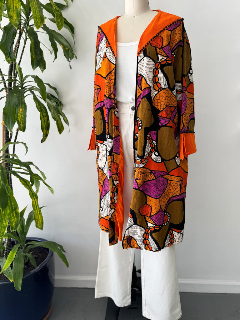 Vintage vibrant outerwear
