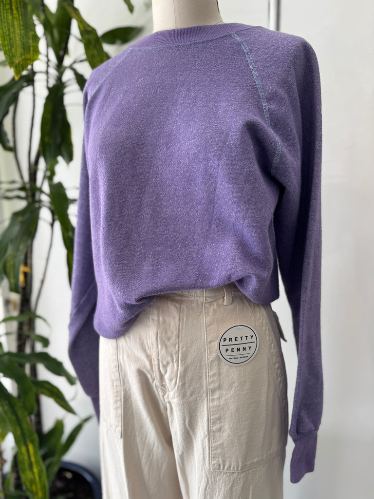 Vintage lavender raglan