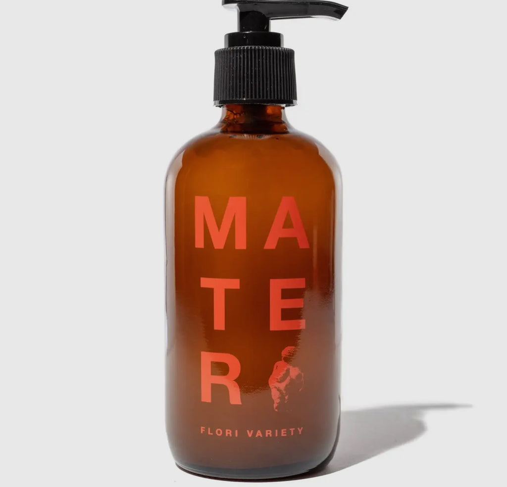 Mater Soap | Flori Soap | glass bottle