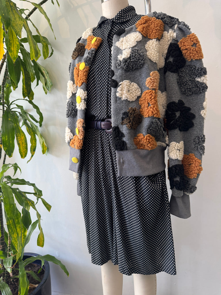 Raised textured jacket