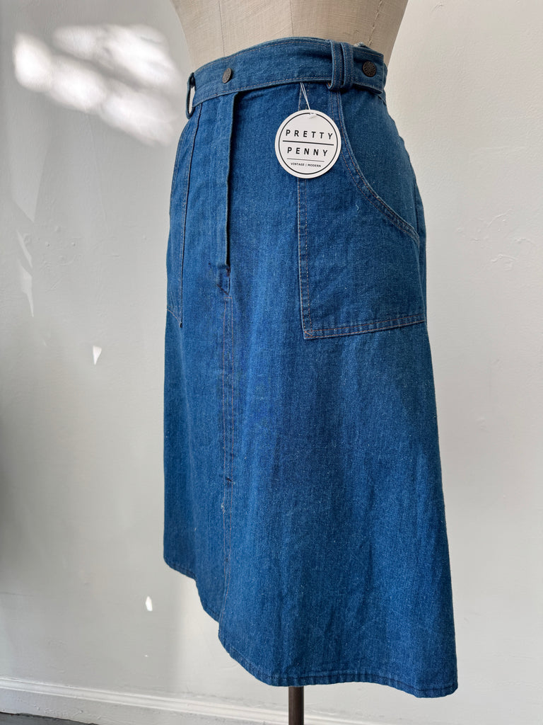 Vintage 1970’s denim skirt