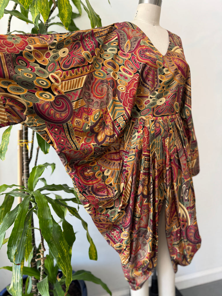 Vintage high drama dress