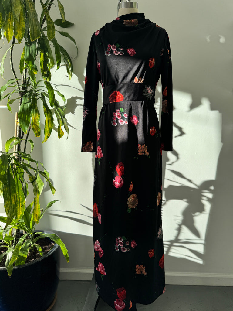 1970’s vintage long floral dress
