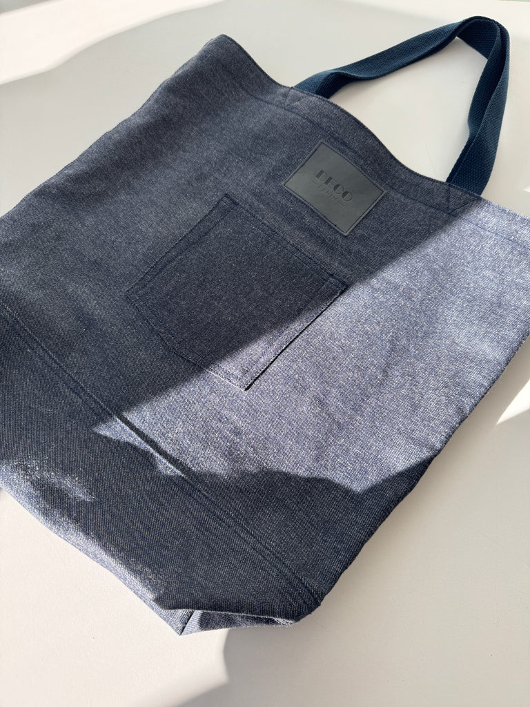 Deco Denim tote bag