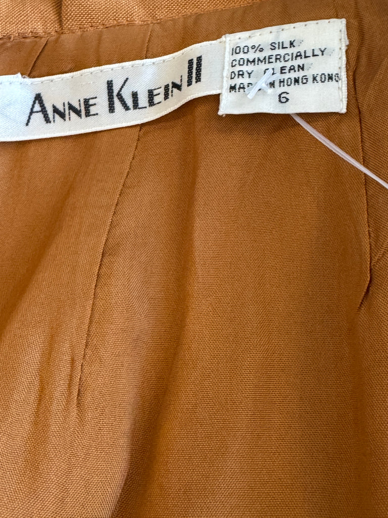 Vintage Anne Klein silk skirt waist “30/32”