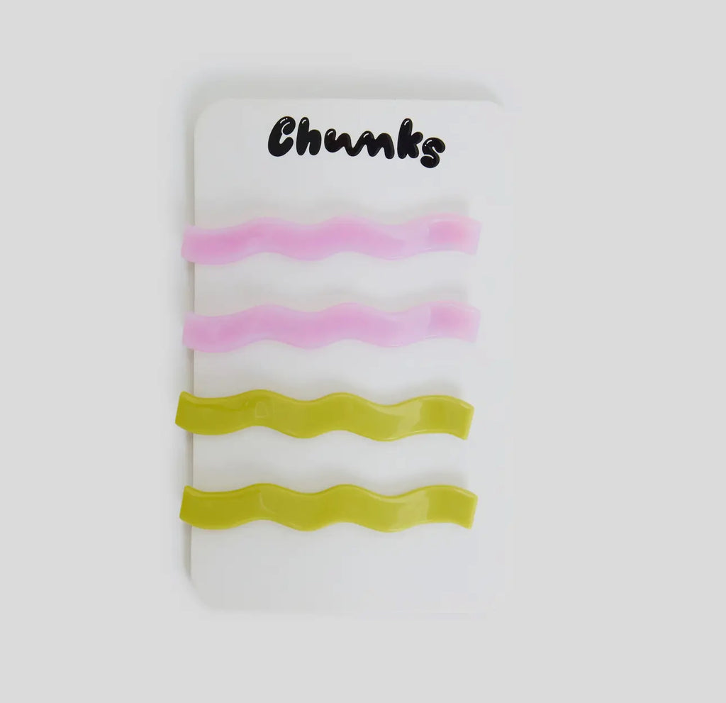 CHUNKS | slides | lilac and chartreuse