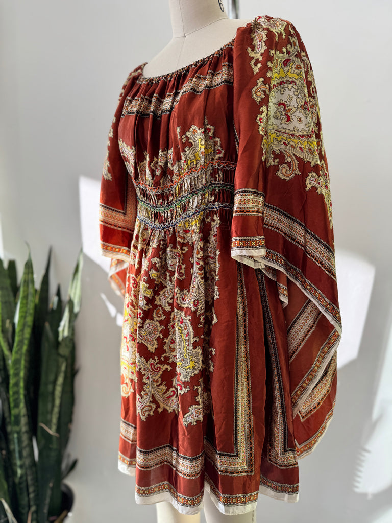 Vintage scarf dress