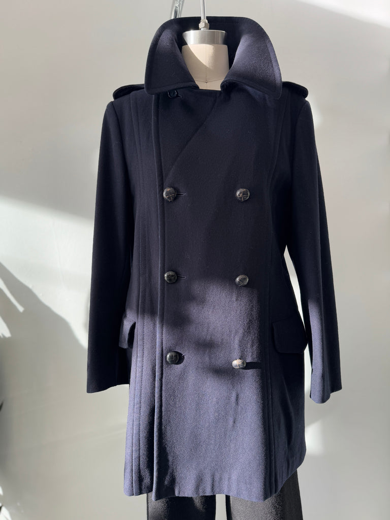 I magnin made in Italy Vintage Navy Pea Coat