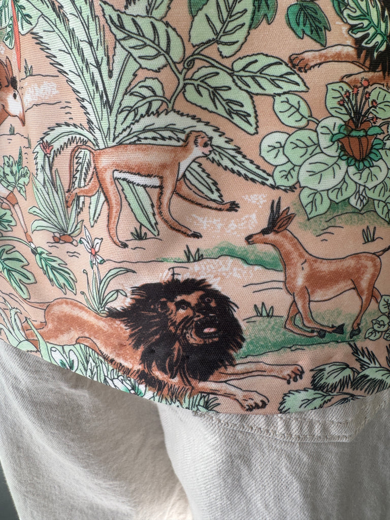 Vintage winter jack button up top