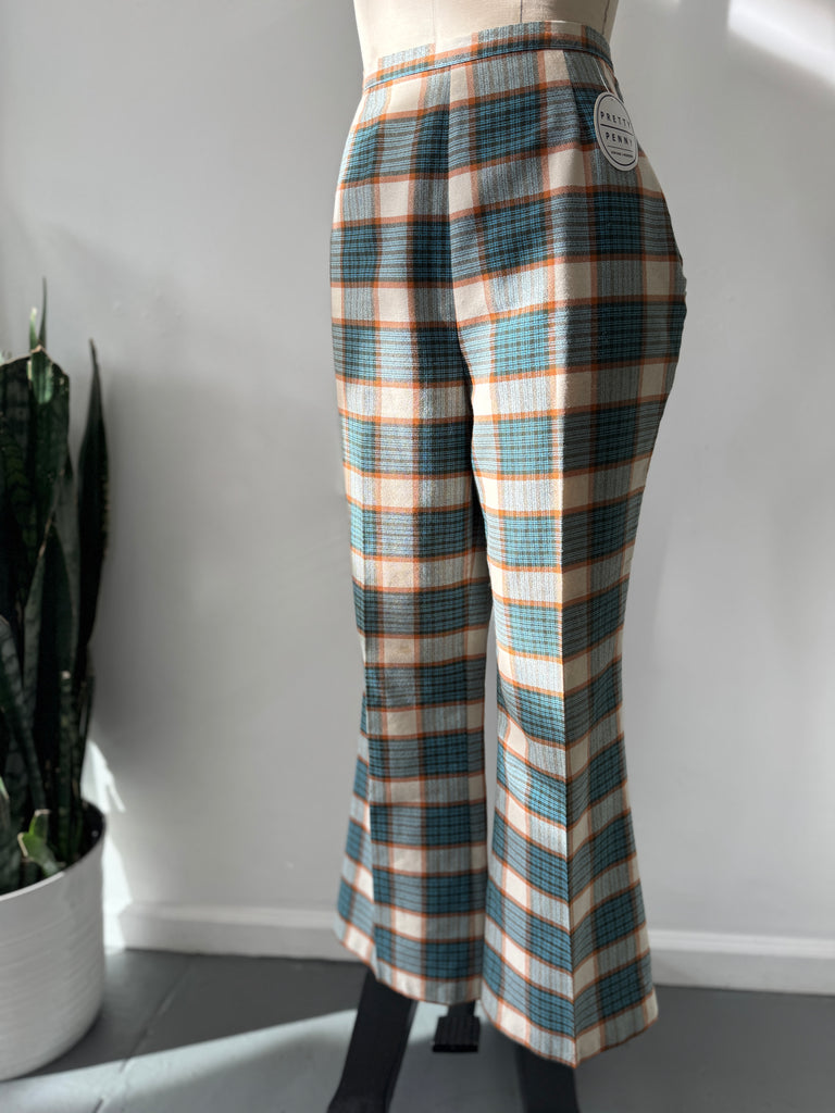 Vintage plaid pants