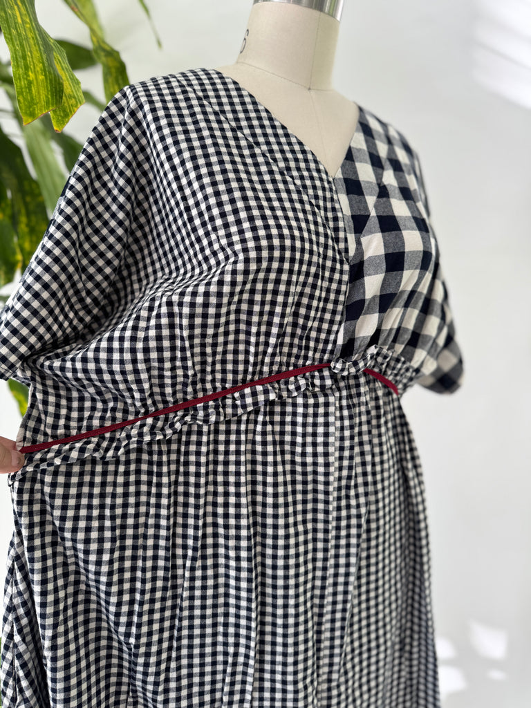 The coolest check print dress