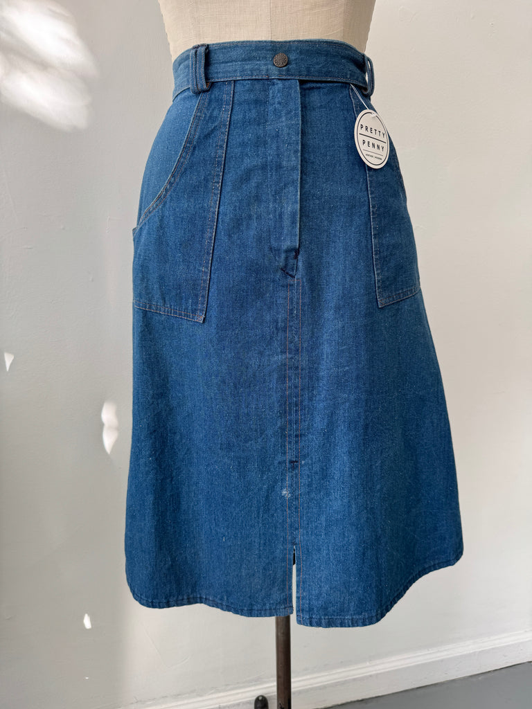 Vintage 1970’s denim skirt