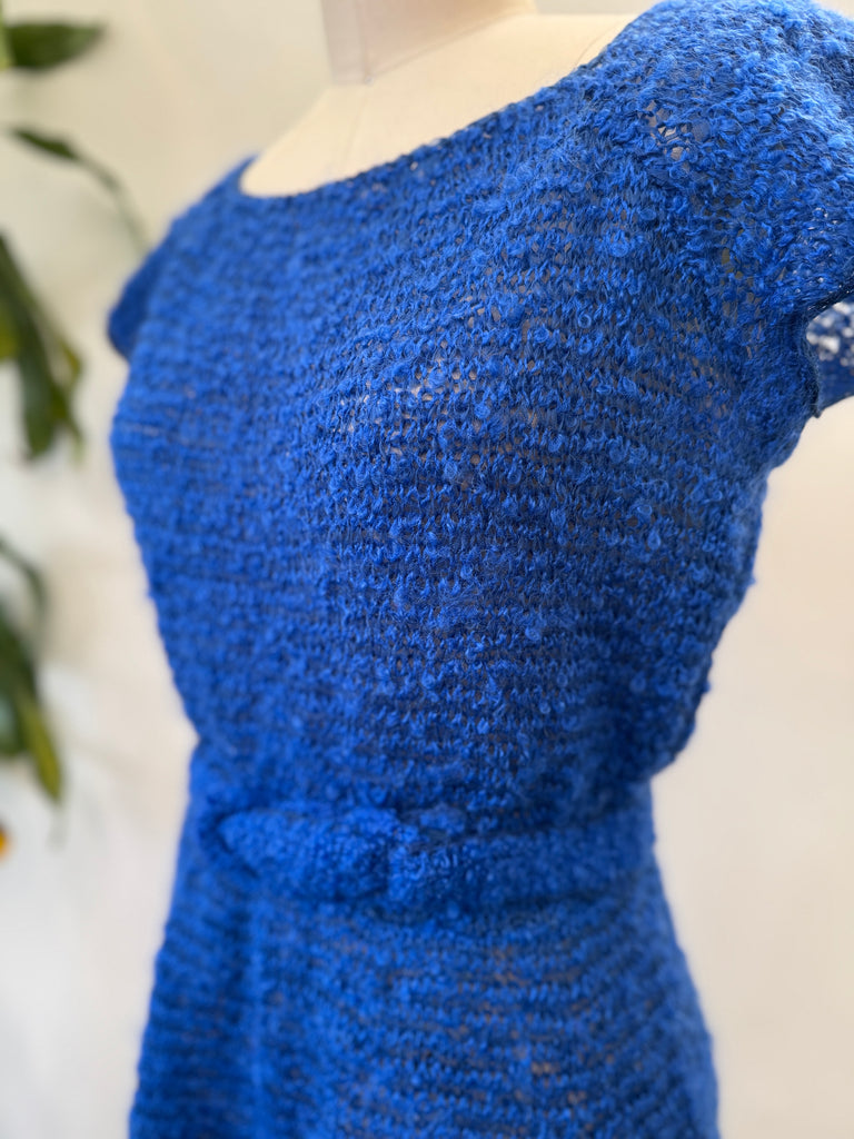 1950’s handmade vintage knit dress available