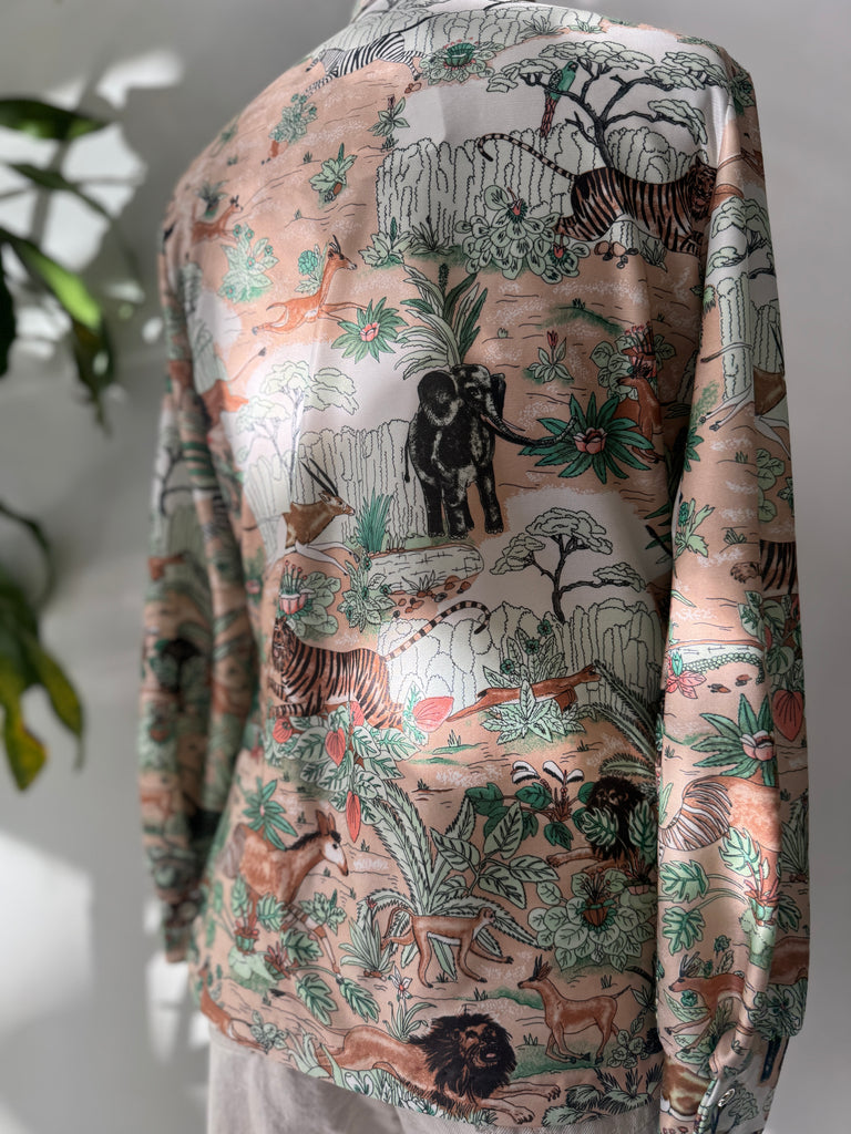 Vintage winter jack button up top