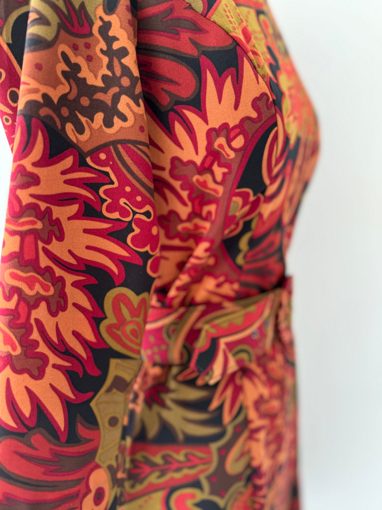 Vintage fall print Dress