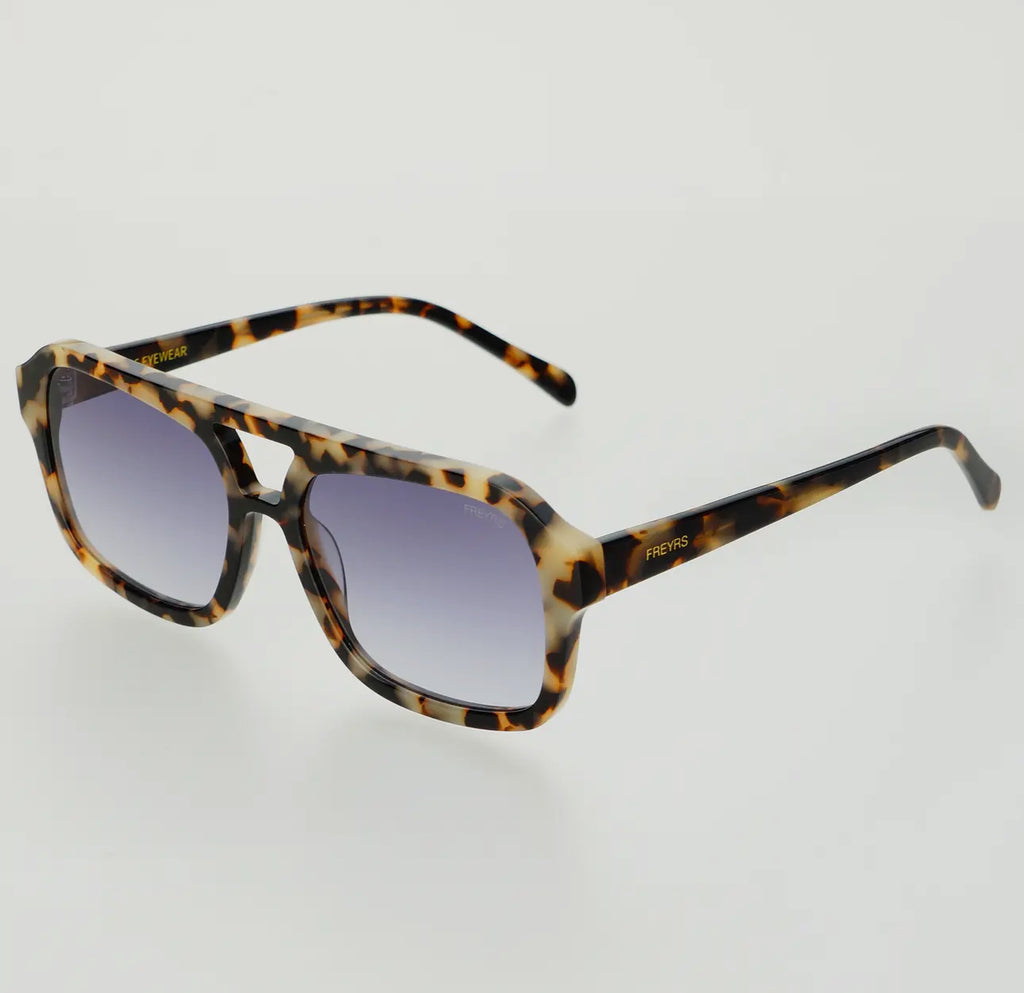 FREYRS HAVANA ACETATE SUNGLASSES