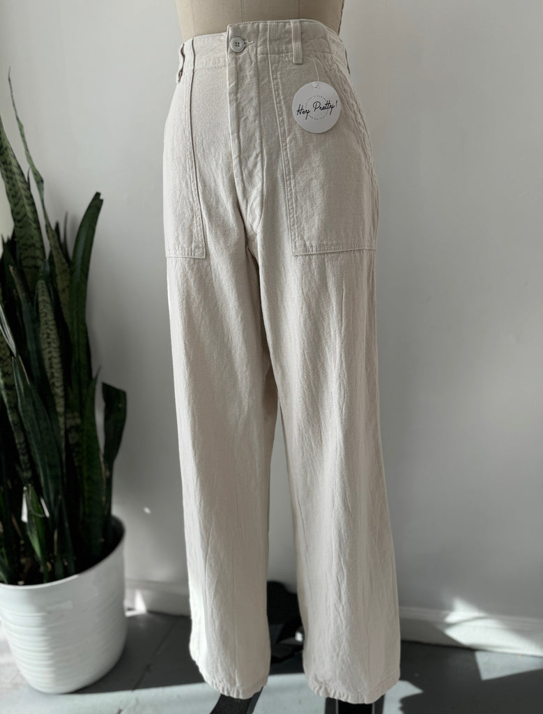 Handmade cotton pants waist “32”