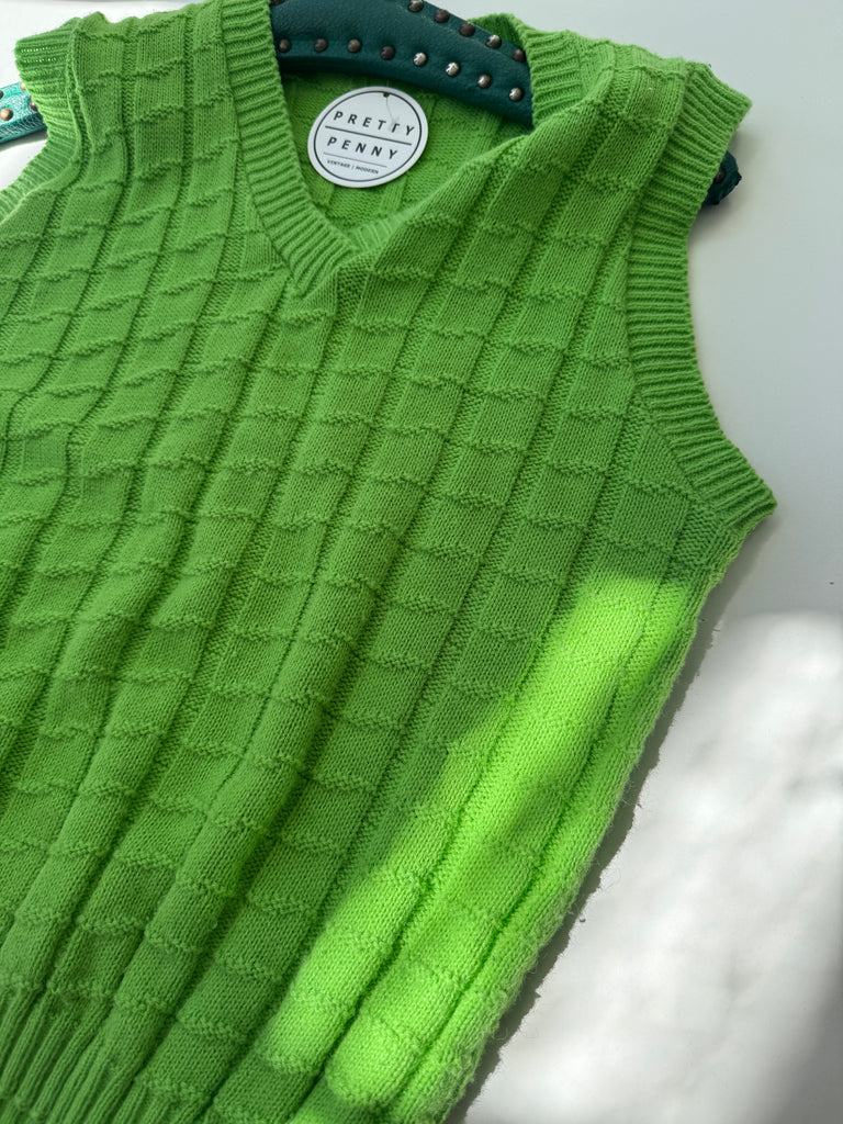 Vintage knit sleeveless top