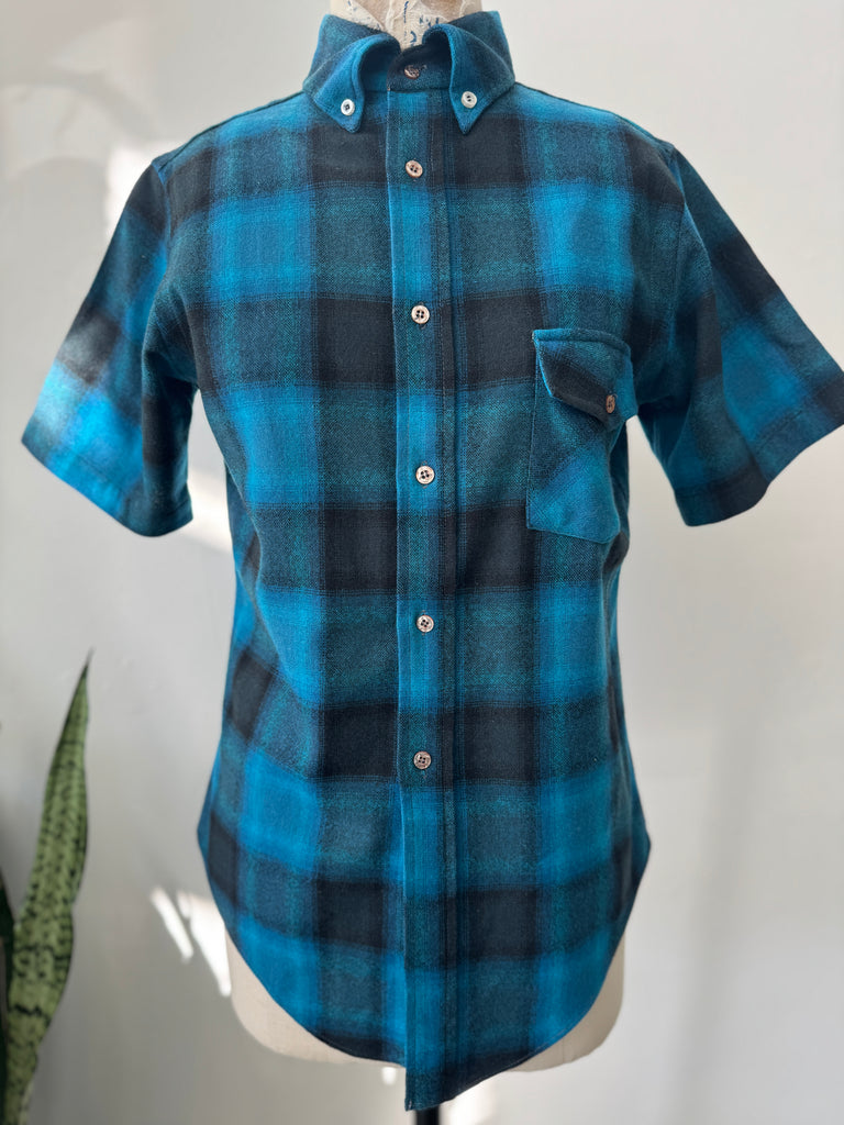 Vintage national wool button up