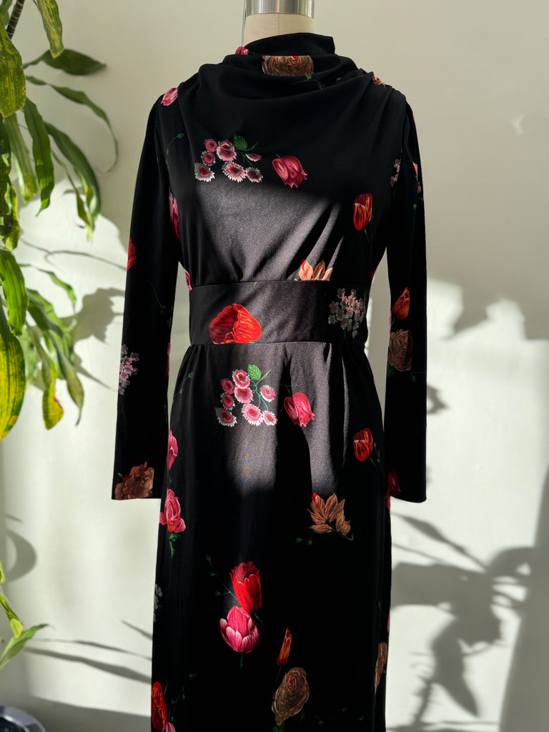 1970’s vintage long floral dress