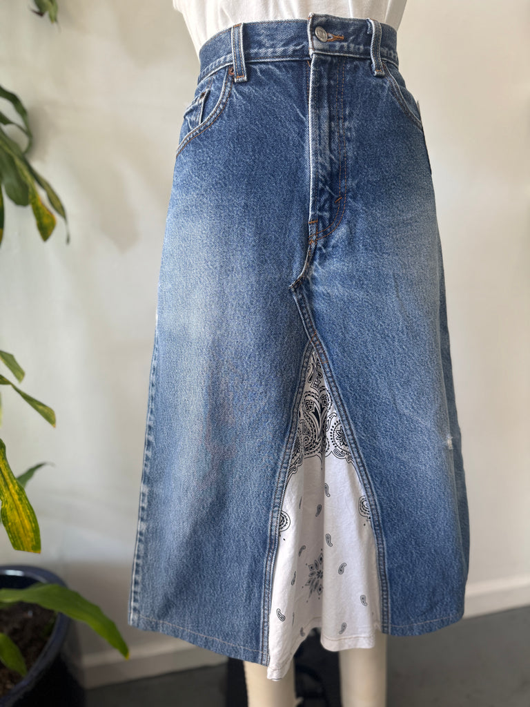 Handmade Levi’s skirt waist “34”