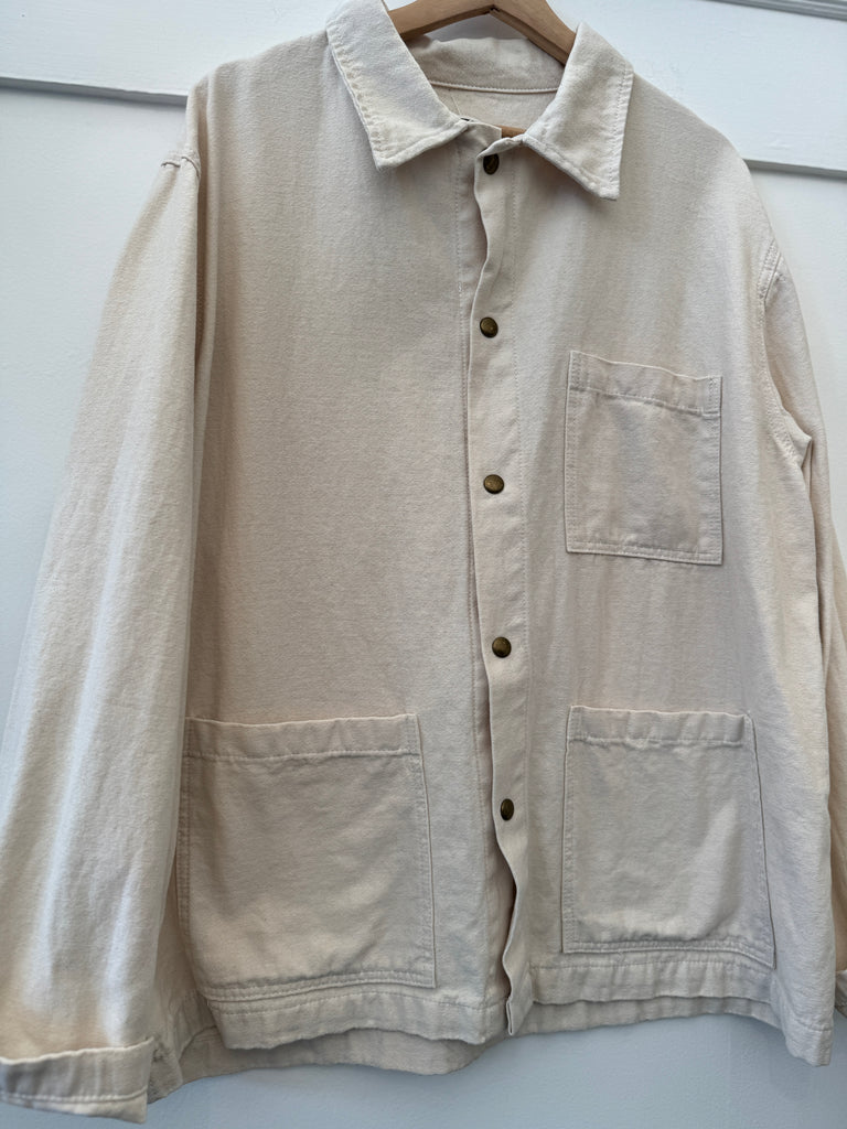 Handmade cotton chore coat