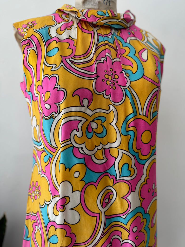 1960’s vintage bold print print dress