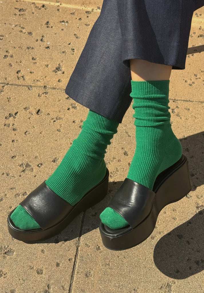 Le Bon Shoppe | trouser socks | deep green