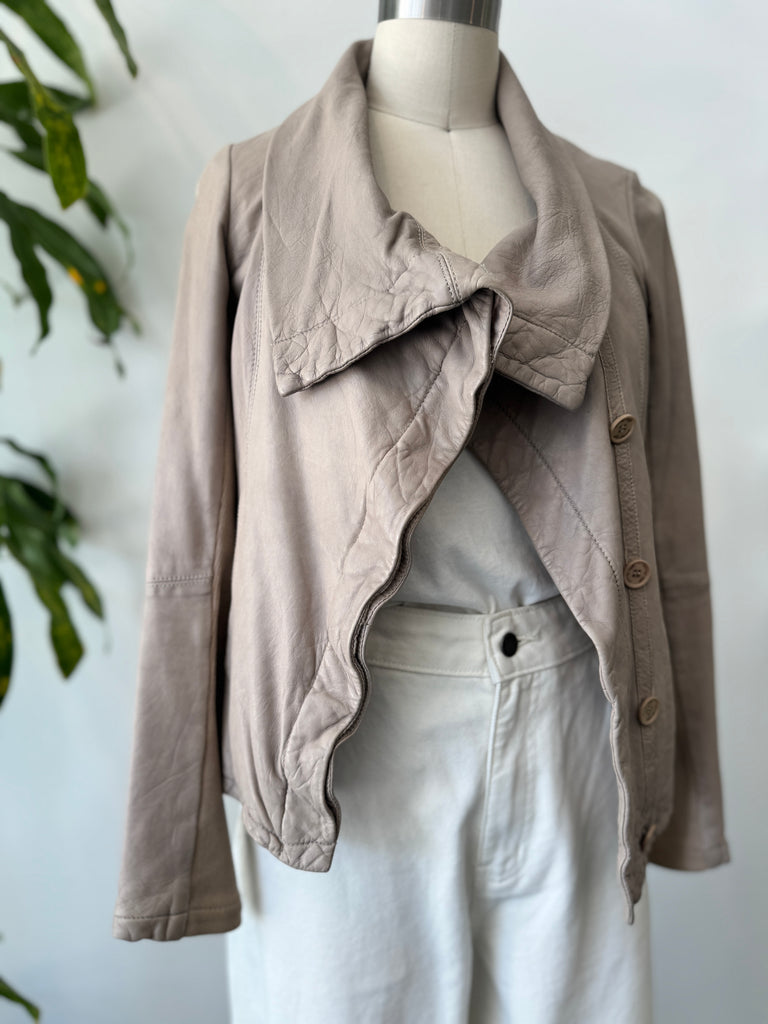 Designer leather ALL SAINTS jacket