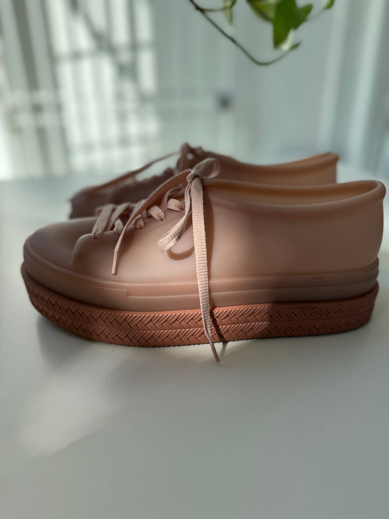 Melissa jelly lace up shoes