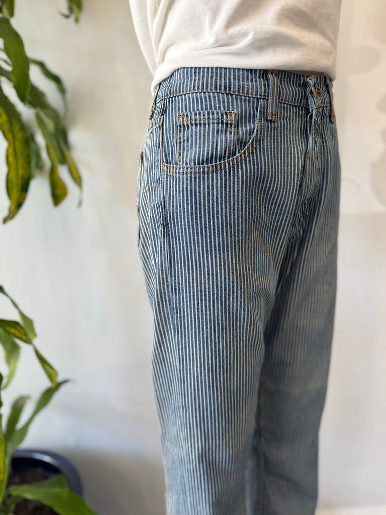 Vintage striped denim jeans 30 x 28