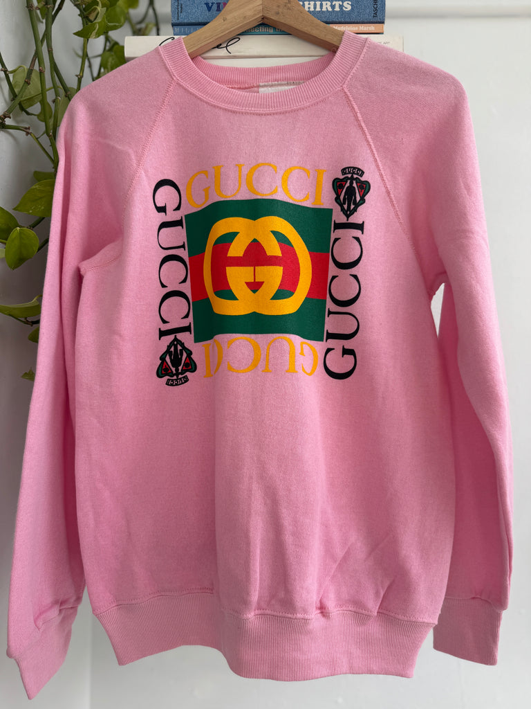 Faux on vintage raglan sweatshirt