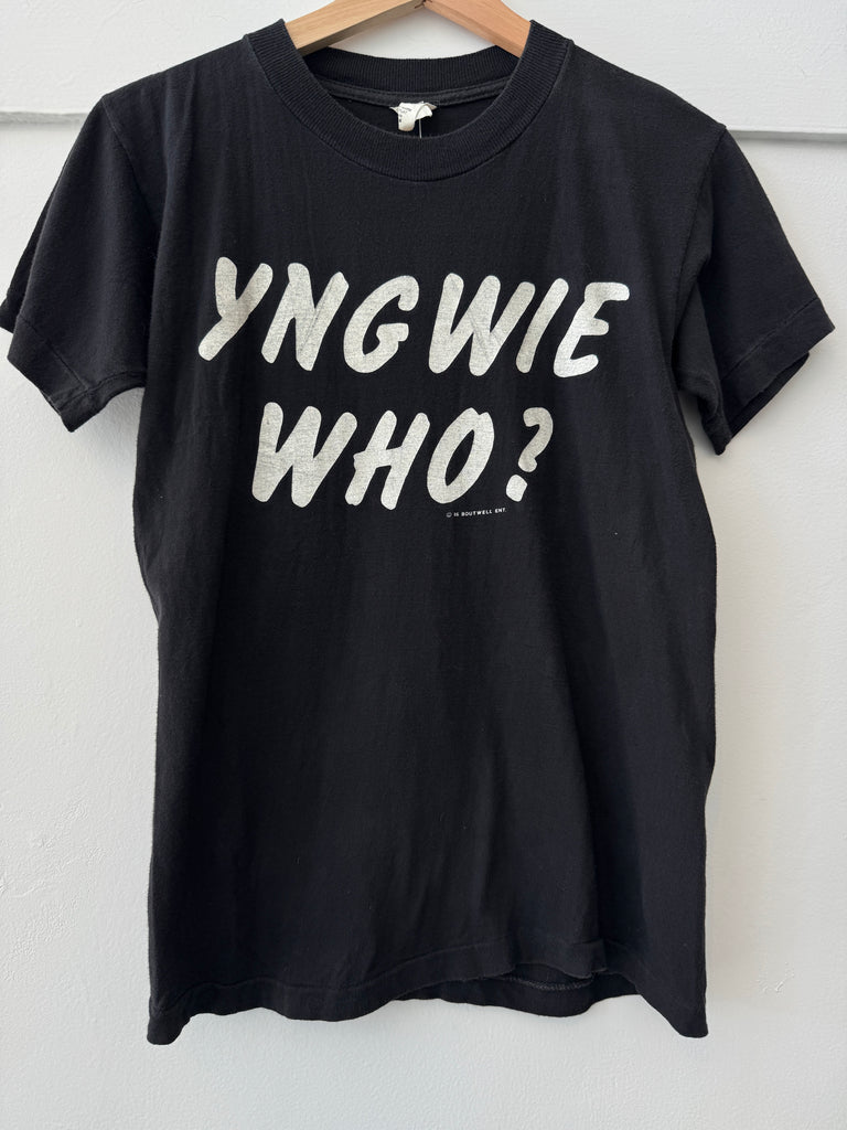 YNGWIE WHO ? 1986 t shirt