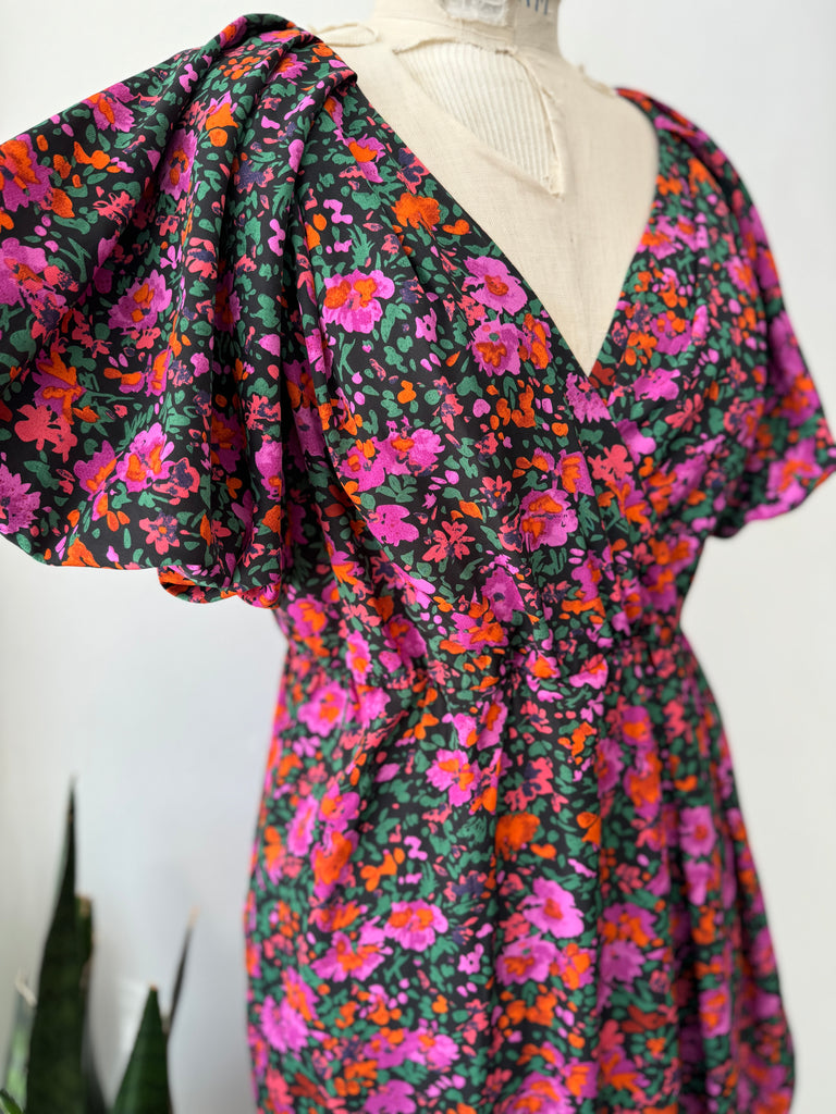 Vibrant floral dress