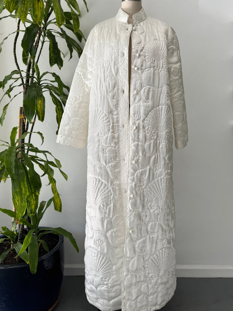 Vintage i magnin quilted outerwear /dress