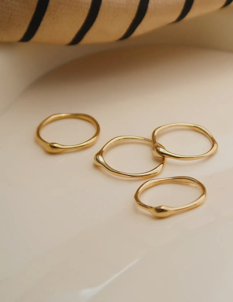 Minimalist band ring