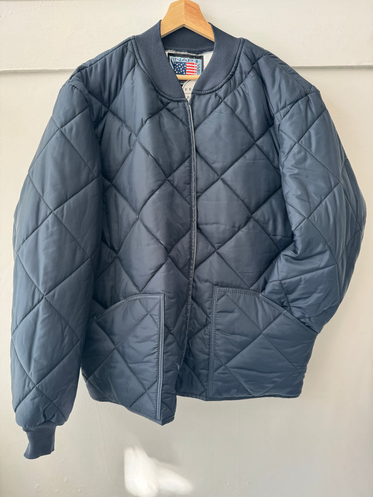 Navy Blue Quilted jacket