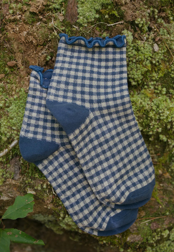 Beaten socks gingham
