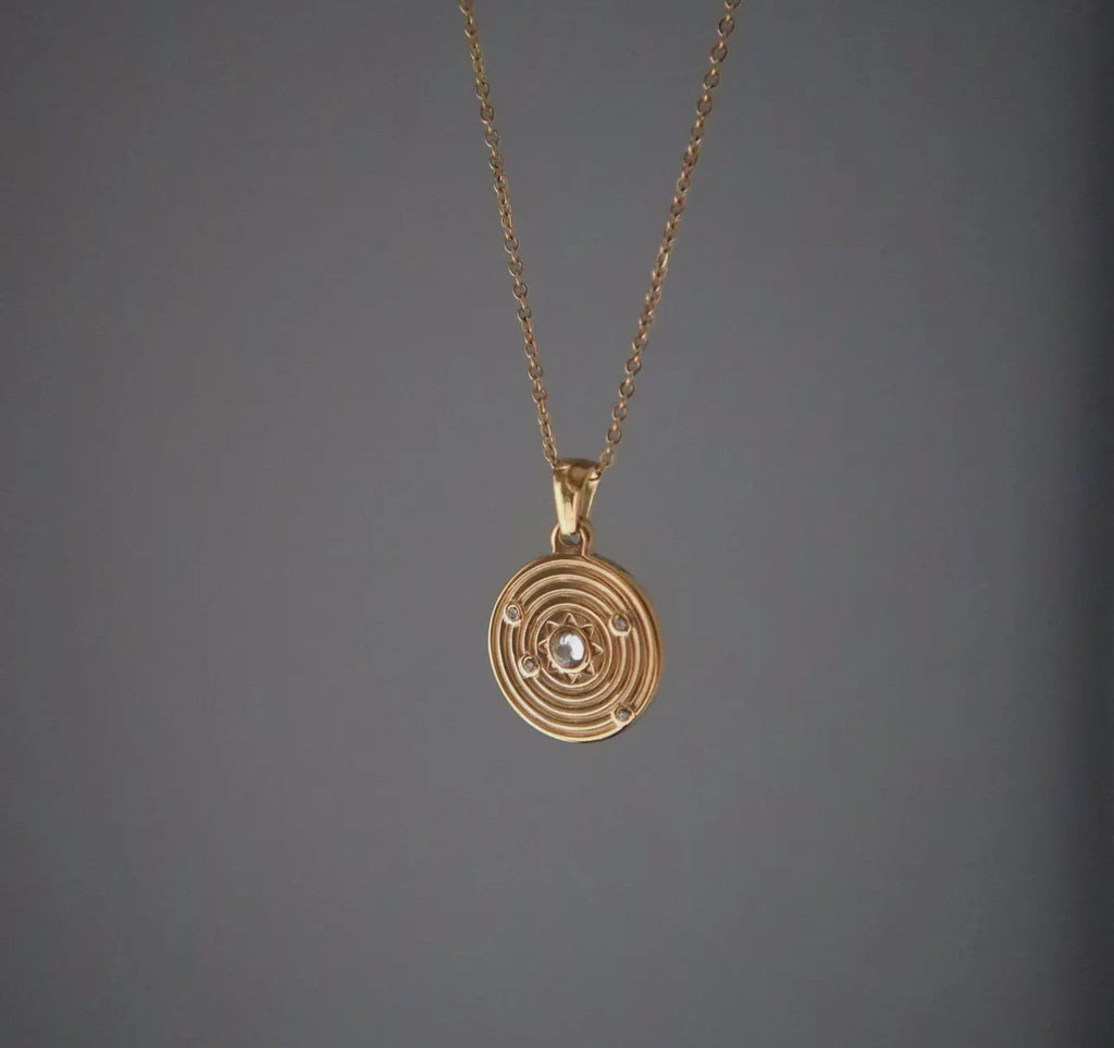 Celestial pendant necklace