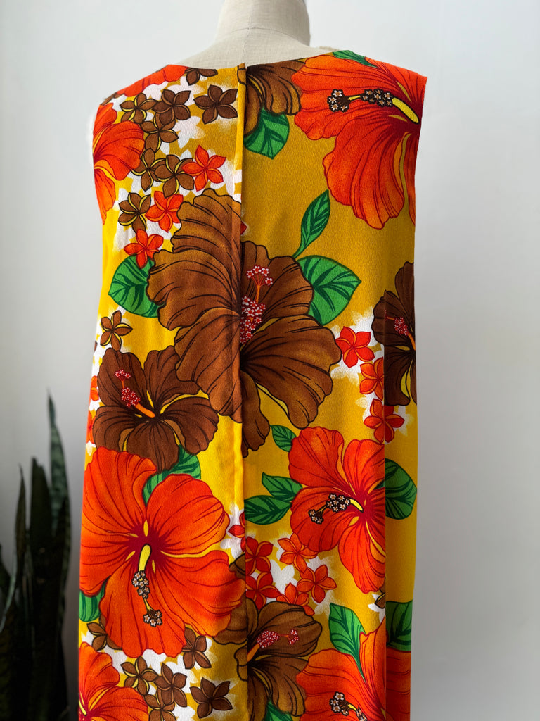 Vintage Hawaiian print Dress