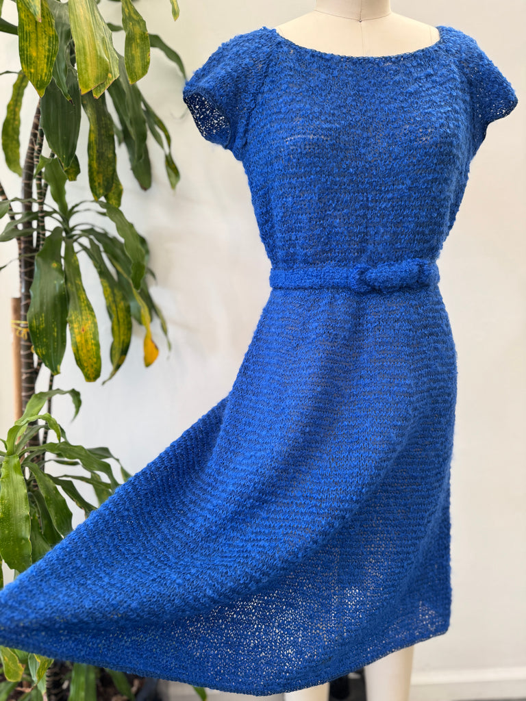 1950’s handmade vintage knit dress available