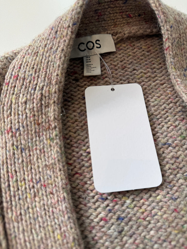 COS oversized cardigan sweater