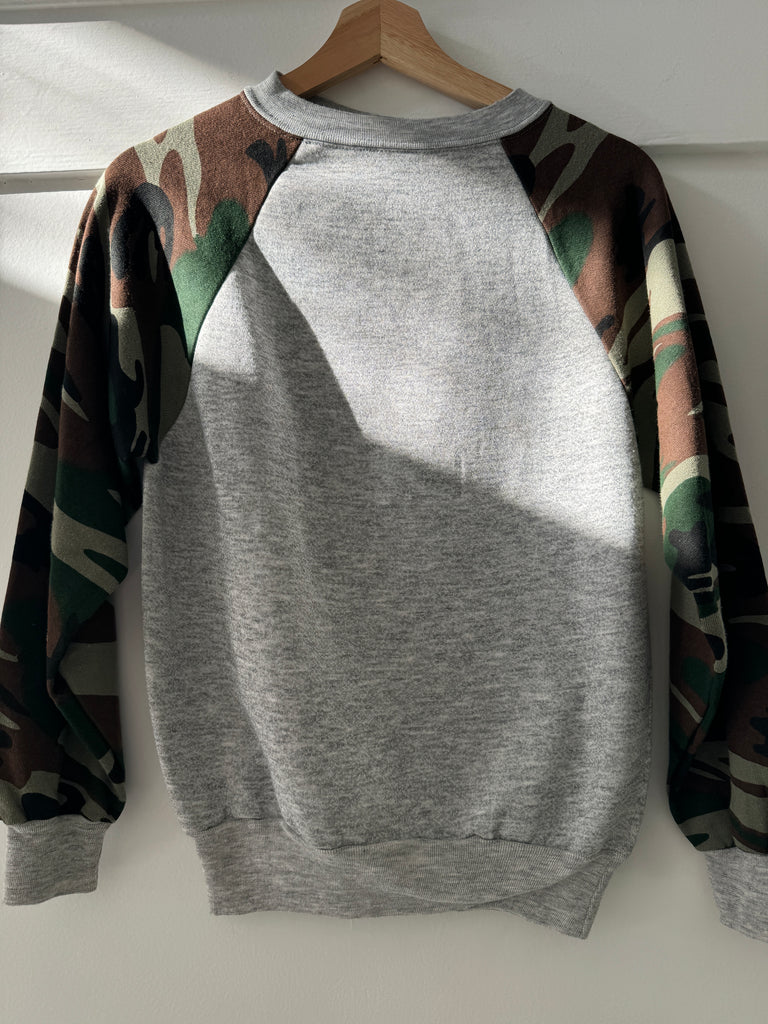 Vintage raglan with camo alternate