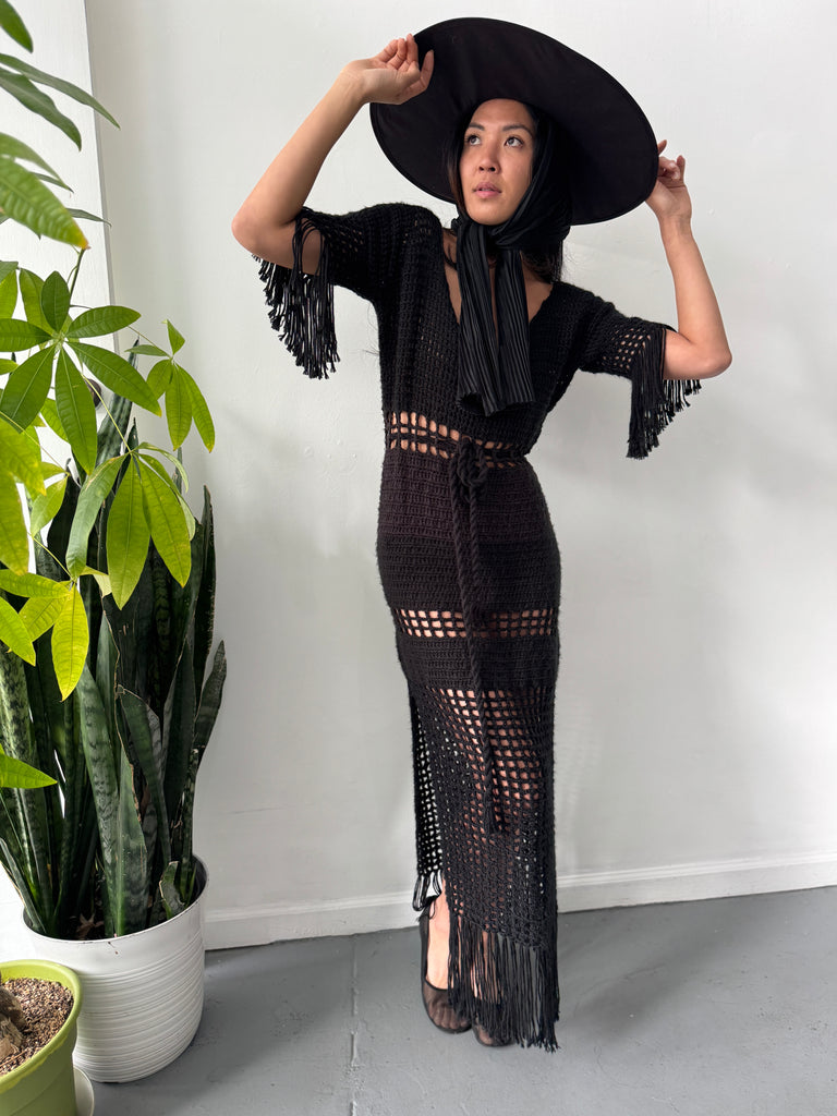 Sexy handmade crochet dress