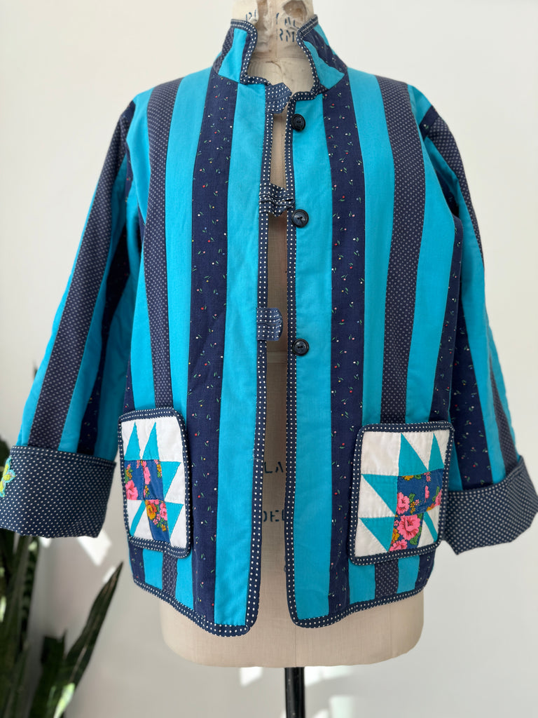 Handmade Jacket from up-cycled fabric