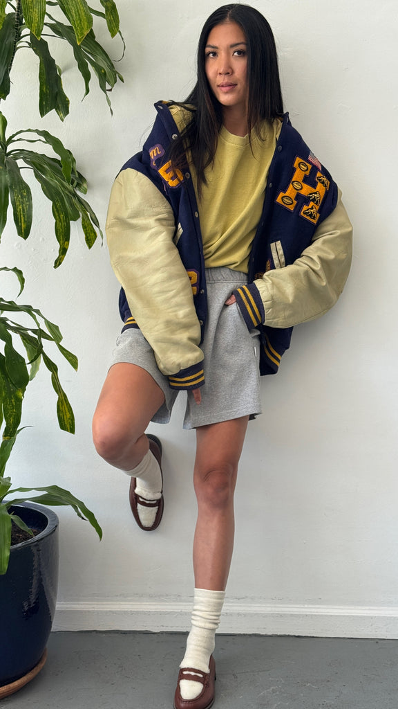Vintage mens/women's letterman jacket
