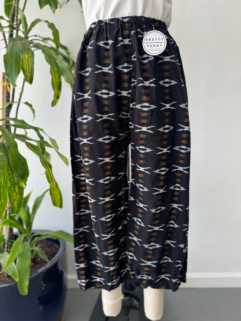 Printed cotton pants waist “26-40”